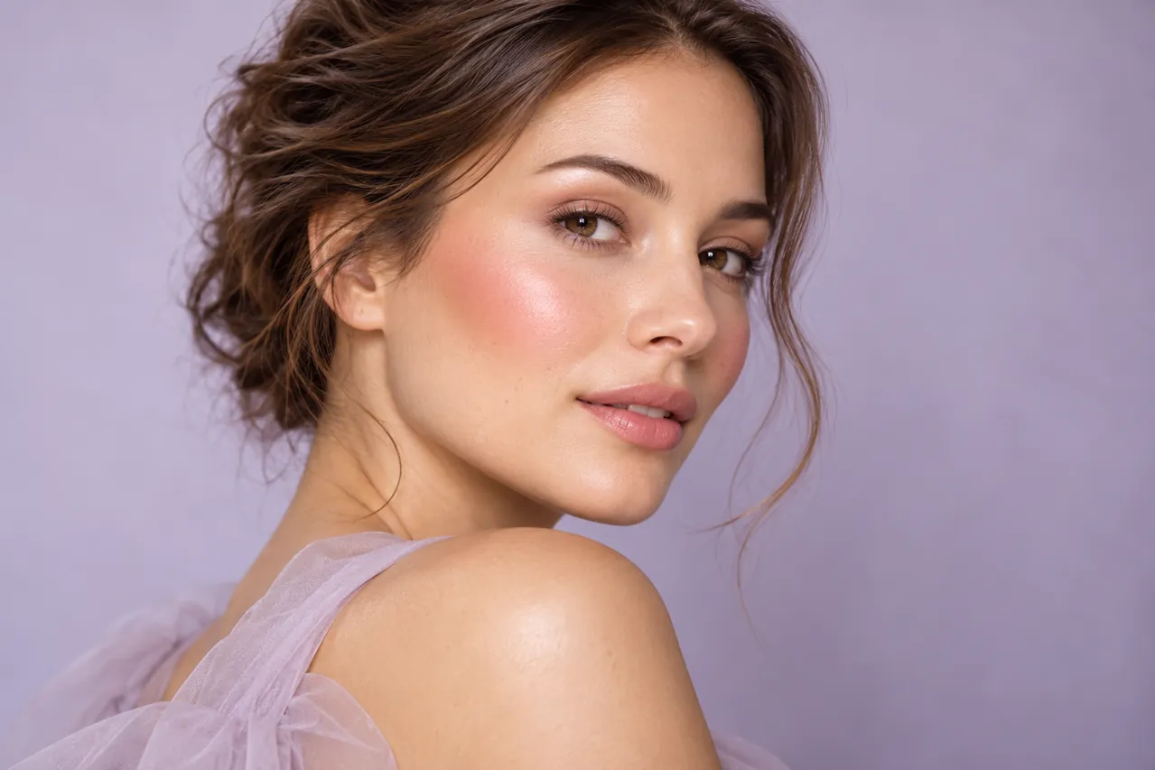 How to Apply Blush on Round Face: Placement and Blending