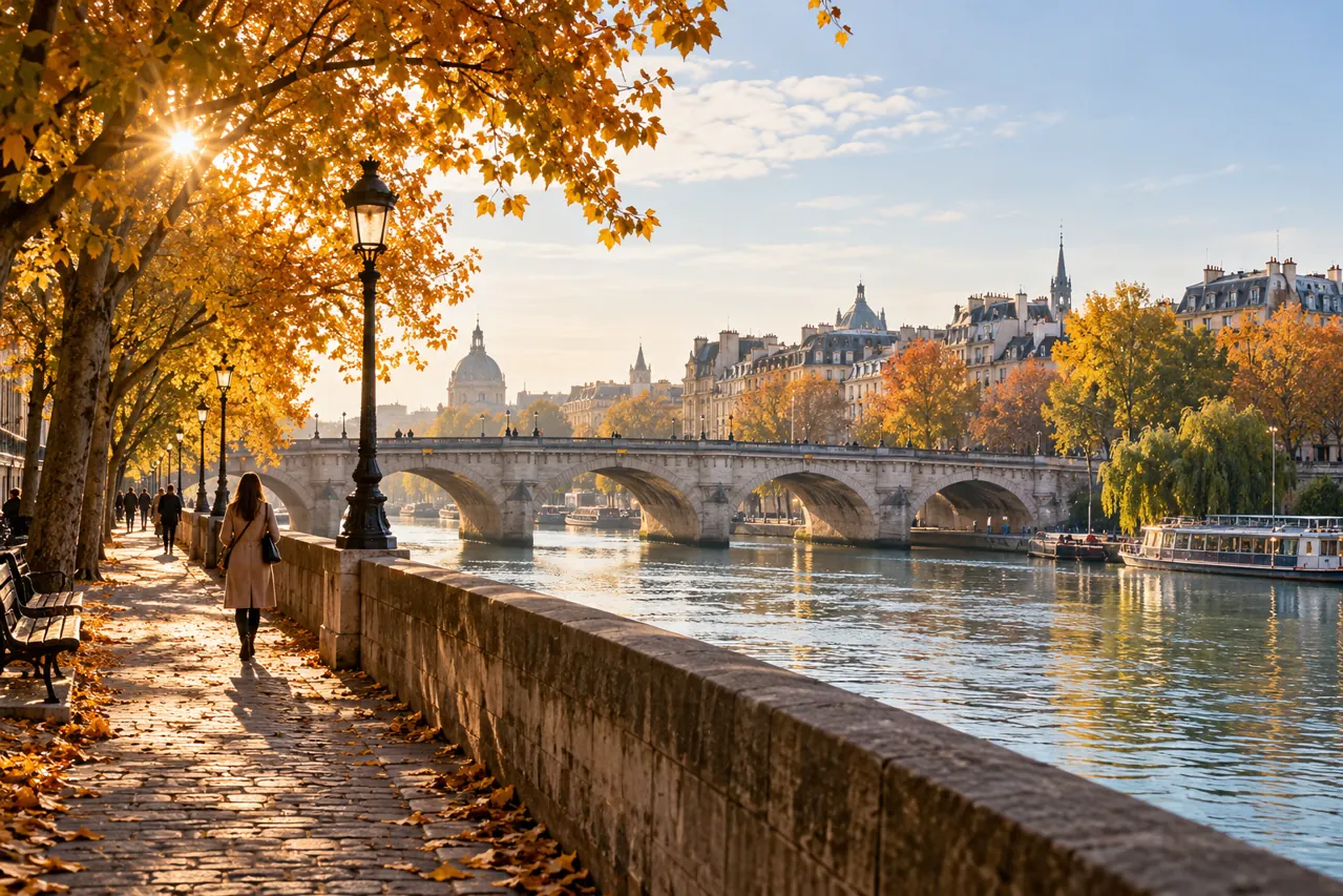 Promenade le long de la Seine : Île de la Cité aux Tuileries — 2026